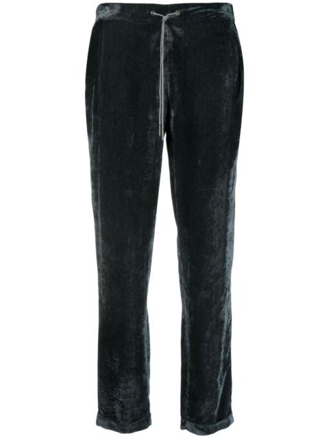 FABIANA FILIPPI drawstring-waist velvet trousers