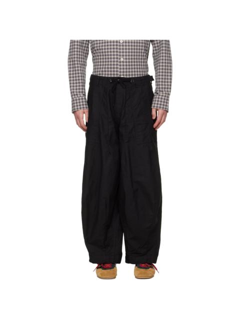 NEEDLES Black H.D. Fatigue Trousers