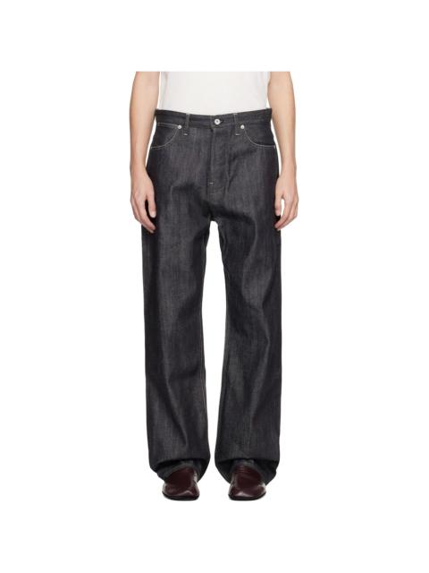 Jil Sander Navy Loose Jeans