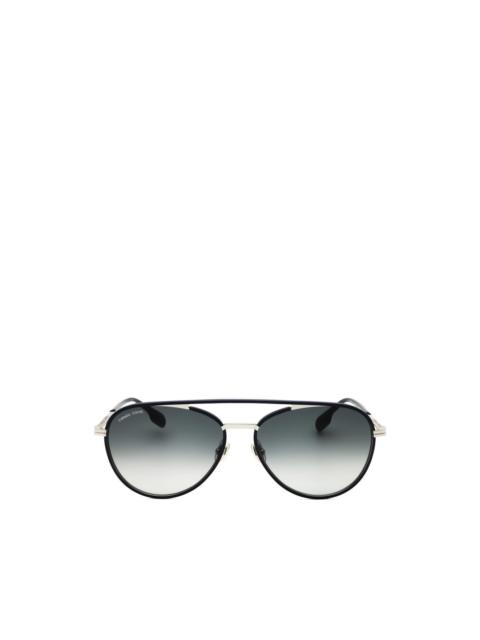Canada Goose titanium pilot-frame sunglasses