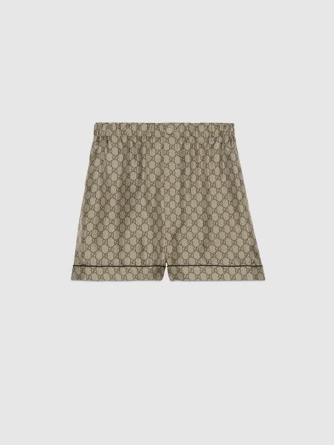 GUCCI GG Supreme silk shorts