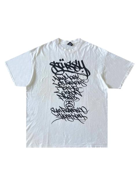 Stussy x Ease World Tour Tee 'White'