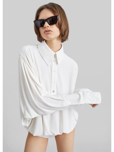 COPERNI Coperni Draped Boxy Body - White