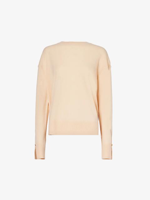 Stella McCartney Long-sleeved split-cuff wool jumper
