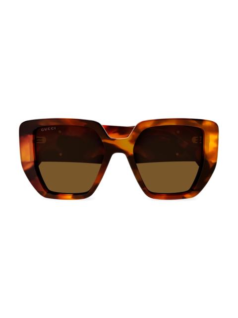 GUCCI Women's Generation 54MM Square Sunglasses - Havana