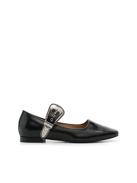 TOGA PULLA leather ballet flats