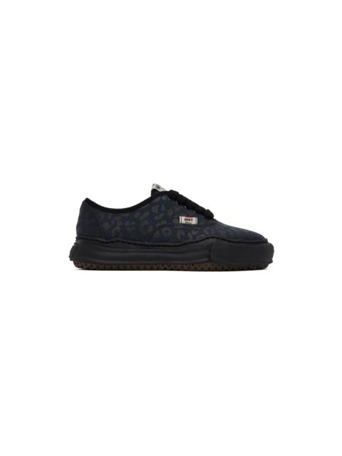 Maison MIHARAYASUHIRO Black Baker Leopard Sneakers