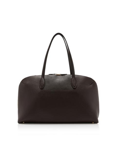 TOTEME Leather Tote Bag brown