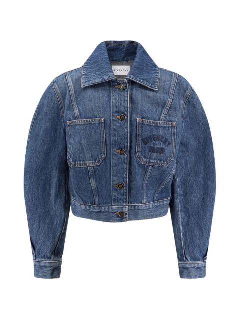 Givenchy cropped denim jacket