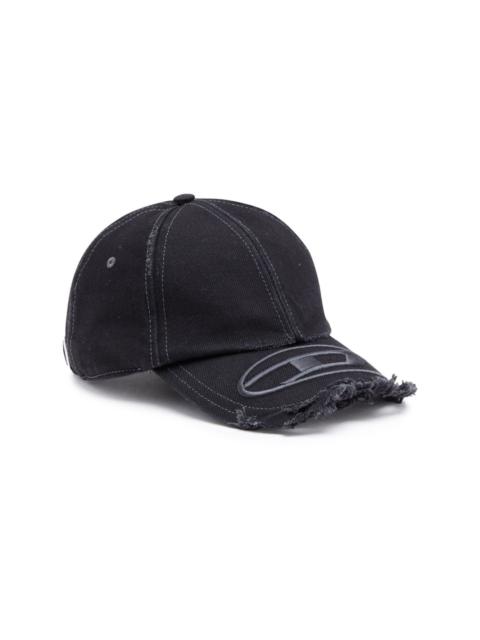 Diesel C-Jarl logo-patch cotton cap