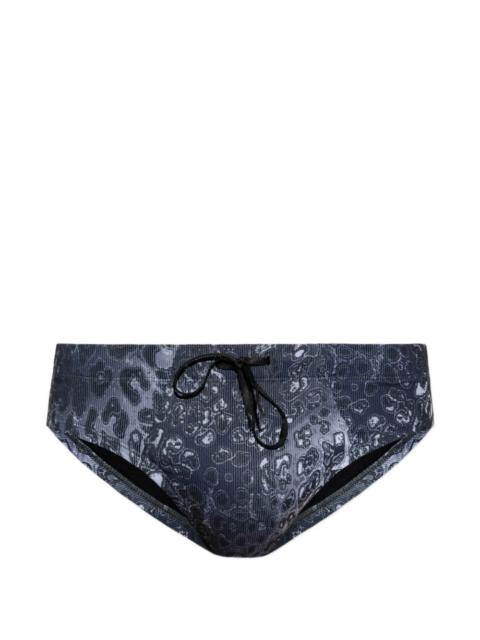 Diesel printed swim trunks