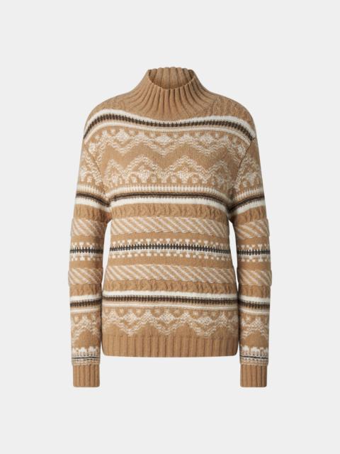 BOGNER Pink Norwegian Pullover in Camel