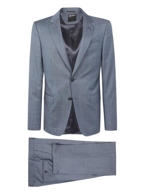 ZEGNA mélange-effect suit