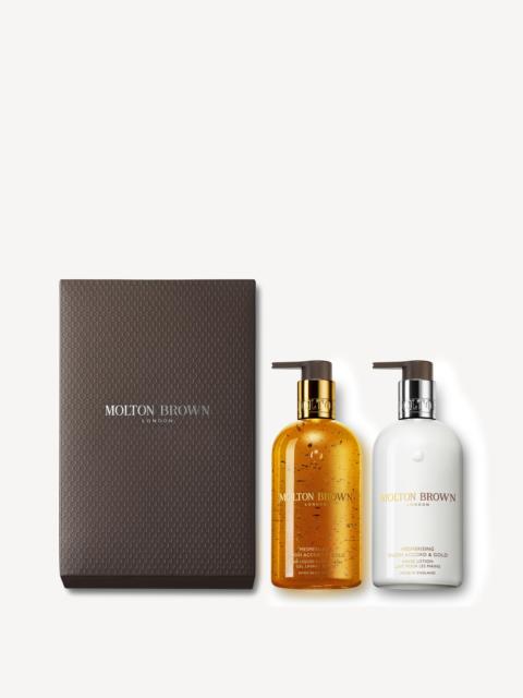 Molton Brown Mesmerising Oudh Accord & Gold Hand Wash & Lotion Set