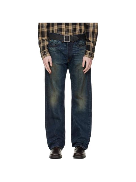 RRL by Ralph Lauren Blue Vintage 5-Pocket Givins Jeans