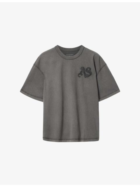 ALLSAINTS Insignia Logo-Embroidered Cotton T-Shirt