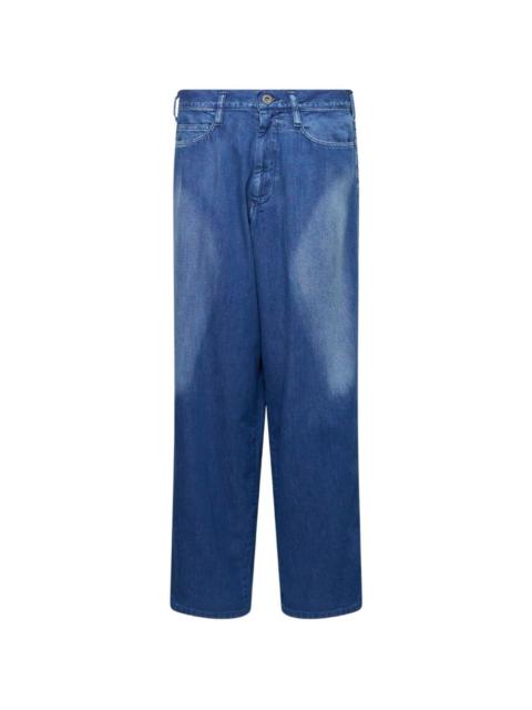 Y's faded-effect jeans