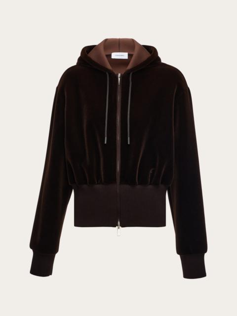 FERRAGAMO Velvety hoodie