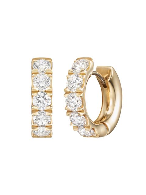 MELISSA KAYE Diamond Clara Super Hoop Earrings