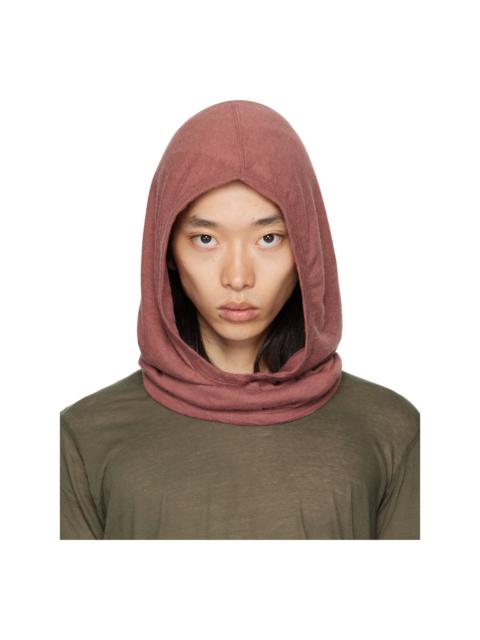 Rick Owens Pink Concordians Knit Hood