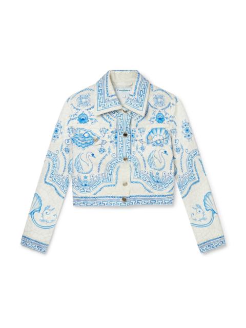 Plat A Dessert Classic Printed Denim Jacket