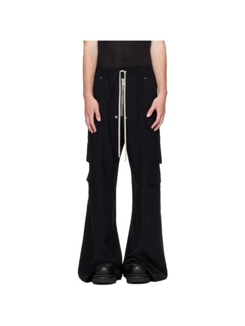 Rick Owens Black Tower Cargobelas Cargo Pants