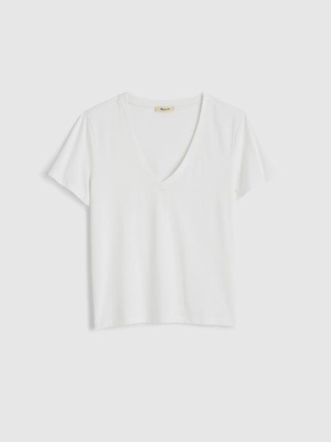 Madewell The Perfect V-Neck Tee in Allday Jersey