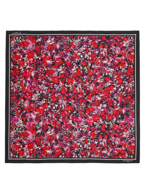 Givenchy Givenchy Night Garden Floral Printed Silk Scarf