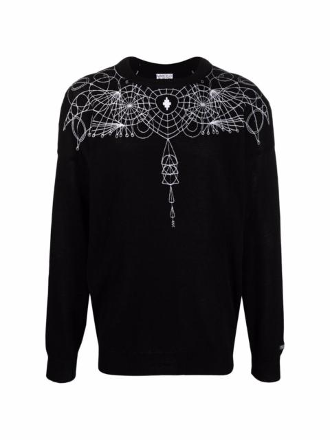 Astral Wings-print jumper