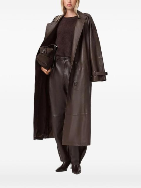 ALLSAINTS Reed belted leather coat