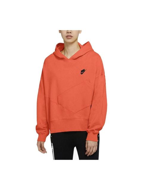 Nike Irregular Hooded Hedging Hoodie Orange DC5281-842