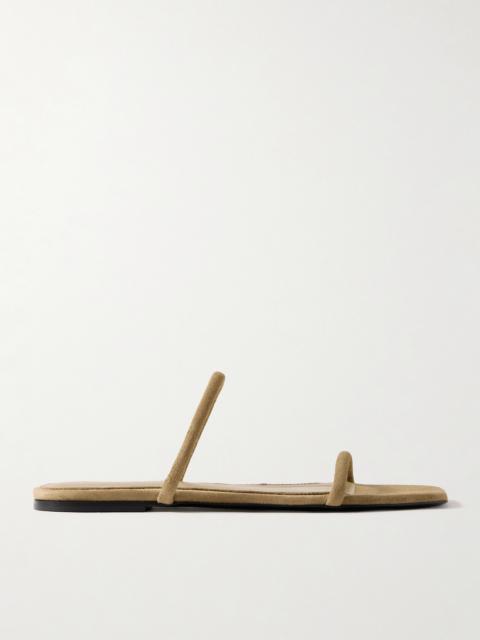TOTEME The Minimalist Suede Sandals