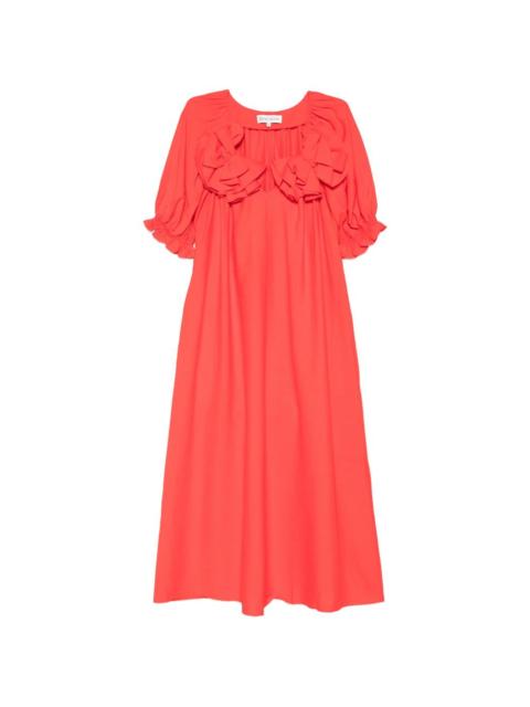 STINE GOYA ruffled midi dress