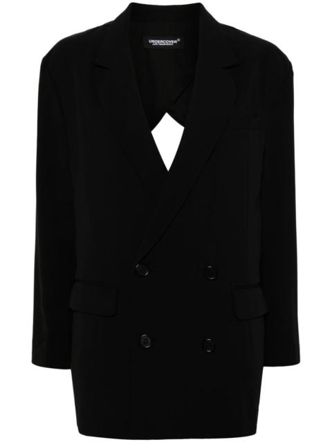 UNDERCOVER asymmetric double-breasted blazer