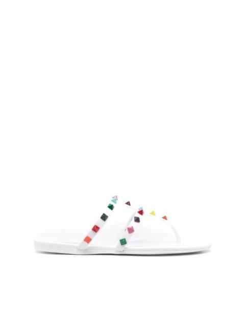 Valentino Rockstud thong flat sandals