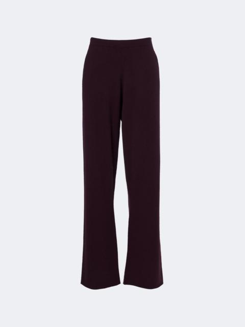extreme cashmere N°479 Runaway cashmere-blend wide-leg pants