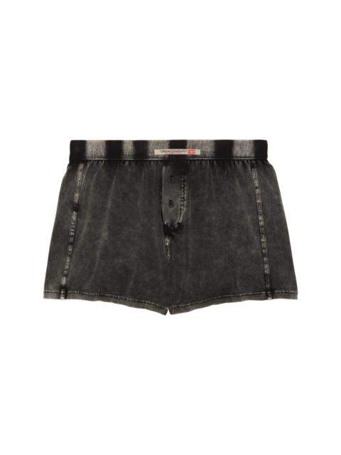 Diesel Black Denim-Effect Boxers