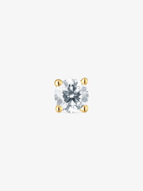 TOUS 14K solid gold Ear piercing with 0.10ct lab-grown diamond Shine LGD