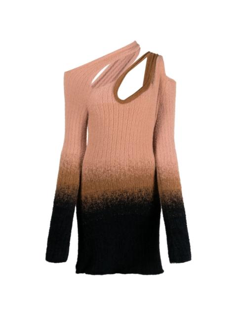 OTTOLINGER gradient-effect knitted mini dress