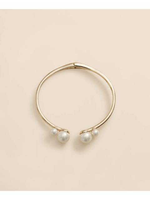 Brooks Brothers Gold-Tone Faux-Pearl Bangle