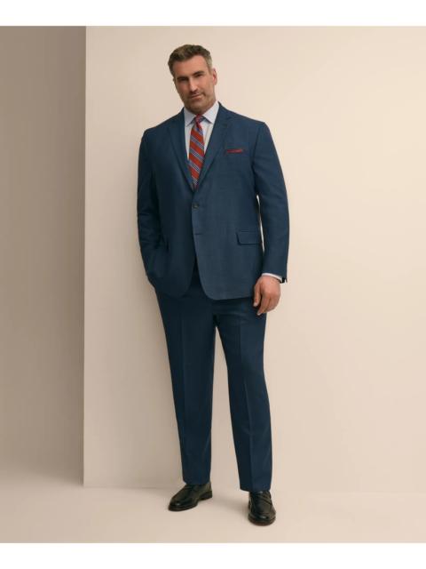 Brooks Brothers Brooks Brothers Explorer Collection Big & Tall Stretch Wool Blend Birdseye Suit Pants