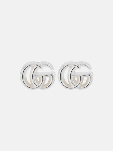 GG Marmont sterling silver earrings