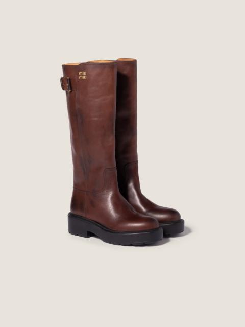 Miu Miu Leather boots