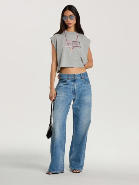 Palm Angels Studded Box Logo Tank Top