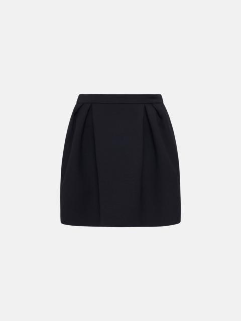 Alessandra Rich WOOL MINI SKIRT WITH POCKETS