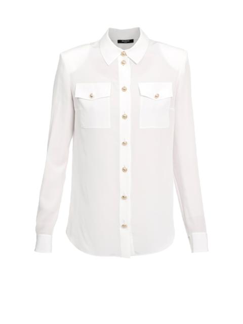 Balmain Crêpe de Chine shirt