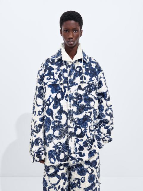 Bottega Veneta Cotton Fil Coupé Printed Overshirt