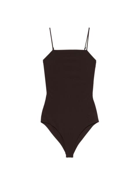 Jil Sander logo-embroidered swimsuit