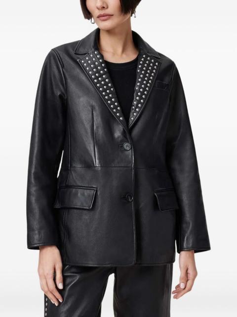 ALLSAINTS studded leather blazer