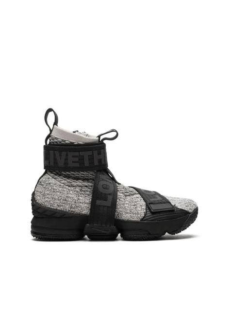 Nike x Kith LeBron 15 Lifestyle "Concrete" sneakers